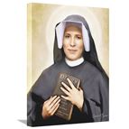 SAINT FAUSTINA KOWALSKA - GALLERY WRAPPED CANVAS PRINT 8" X 10"